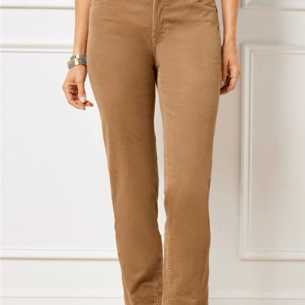 Talbots Corduroy Straight Leg Pant, size 14 - EUC